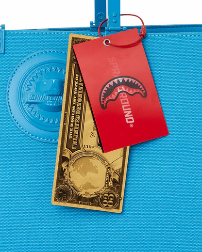 HEAVY METAL SHARK BLUE TORTUGA TOTE | Sprayground Discount