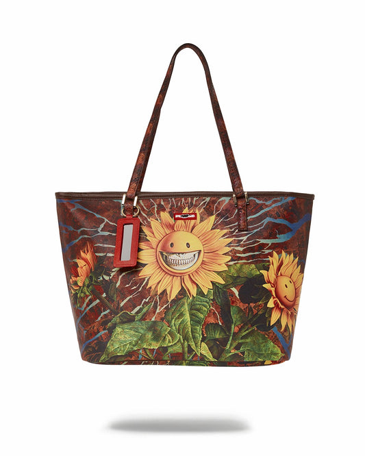 SUNFLOWER GRIN RON ENGLISH COLLAB TOTE | Sprayground Online
