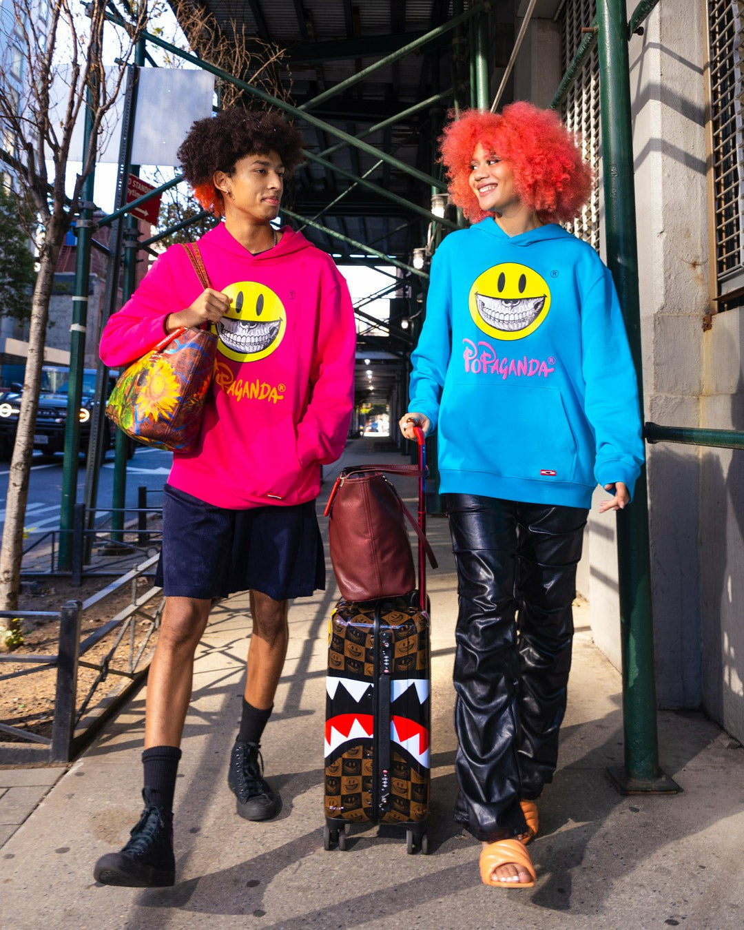 SUNFLOWER GRIN RON ENGLISH COLLAB TOTE | Sprayground Online