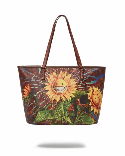 SUNFLOWER GRIN RON ENGLISH COLLAB TOTE | Sprayground Online