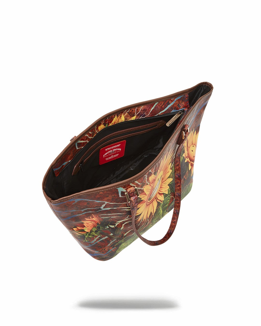 SUNFLOWER GRIN RON ENGLISH COLLAB TOTE | Sprayground Online