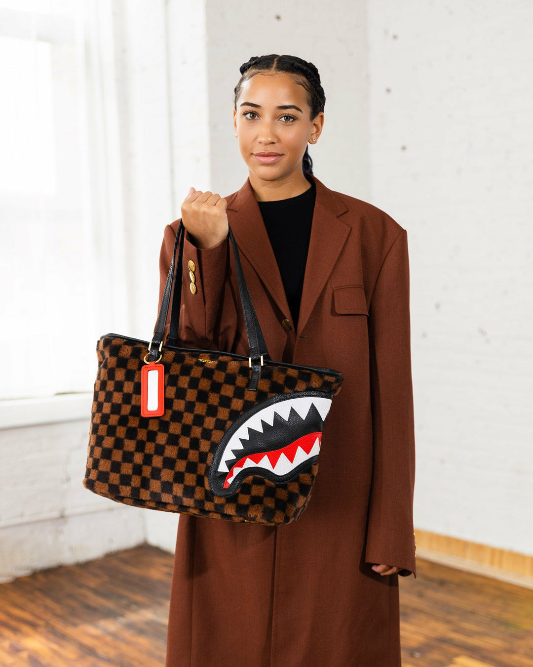 FURRR SHARKS IN PARIS TOTE | Sprayground Discount