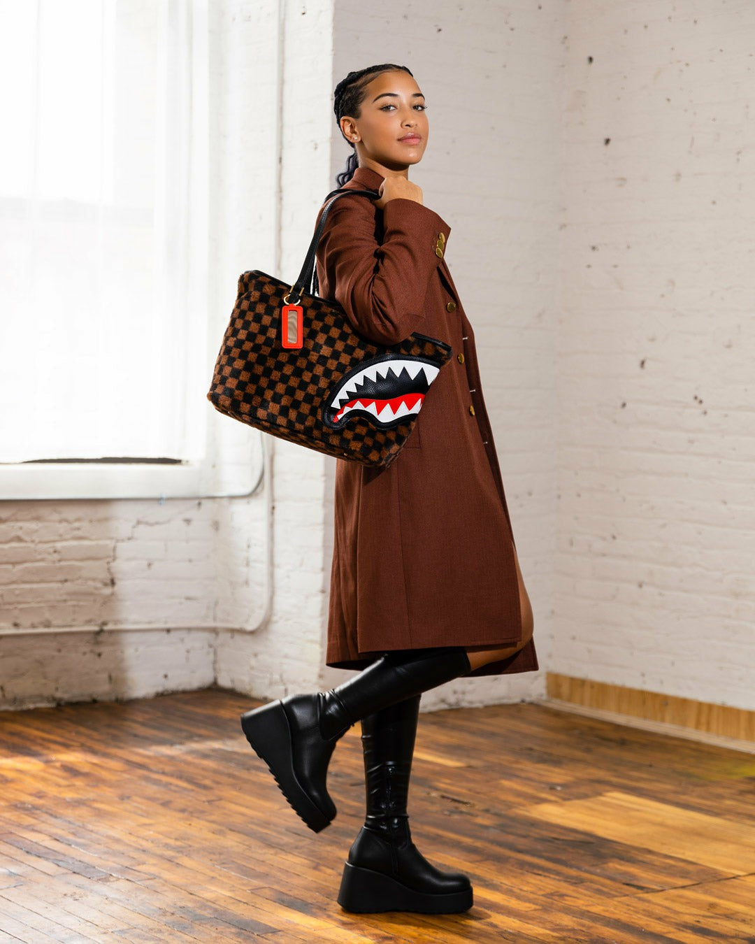 FURRR SHARKS IN PARIS TOTE | Sprayground Discount