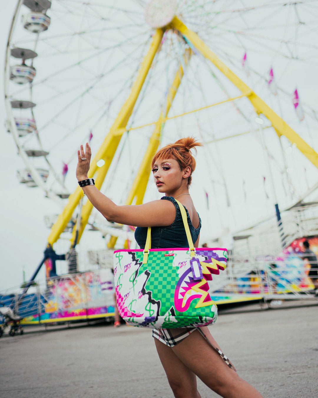 DREAMY TECHNICOLOR TOTE | Sprayground sale