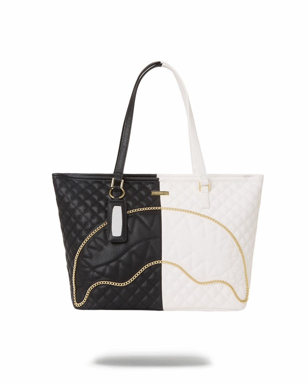 LEVELED UP SPLIT QUILT SHARK TOTE | Sprayground Near Me
