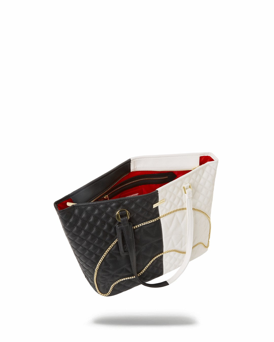 LEVELED UP SPLIT QUILT SHARK TOTE | Sprayground Near Me