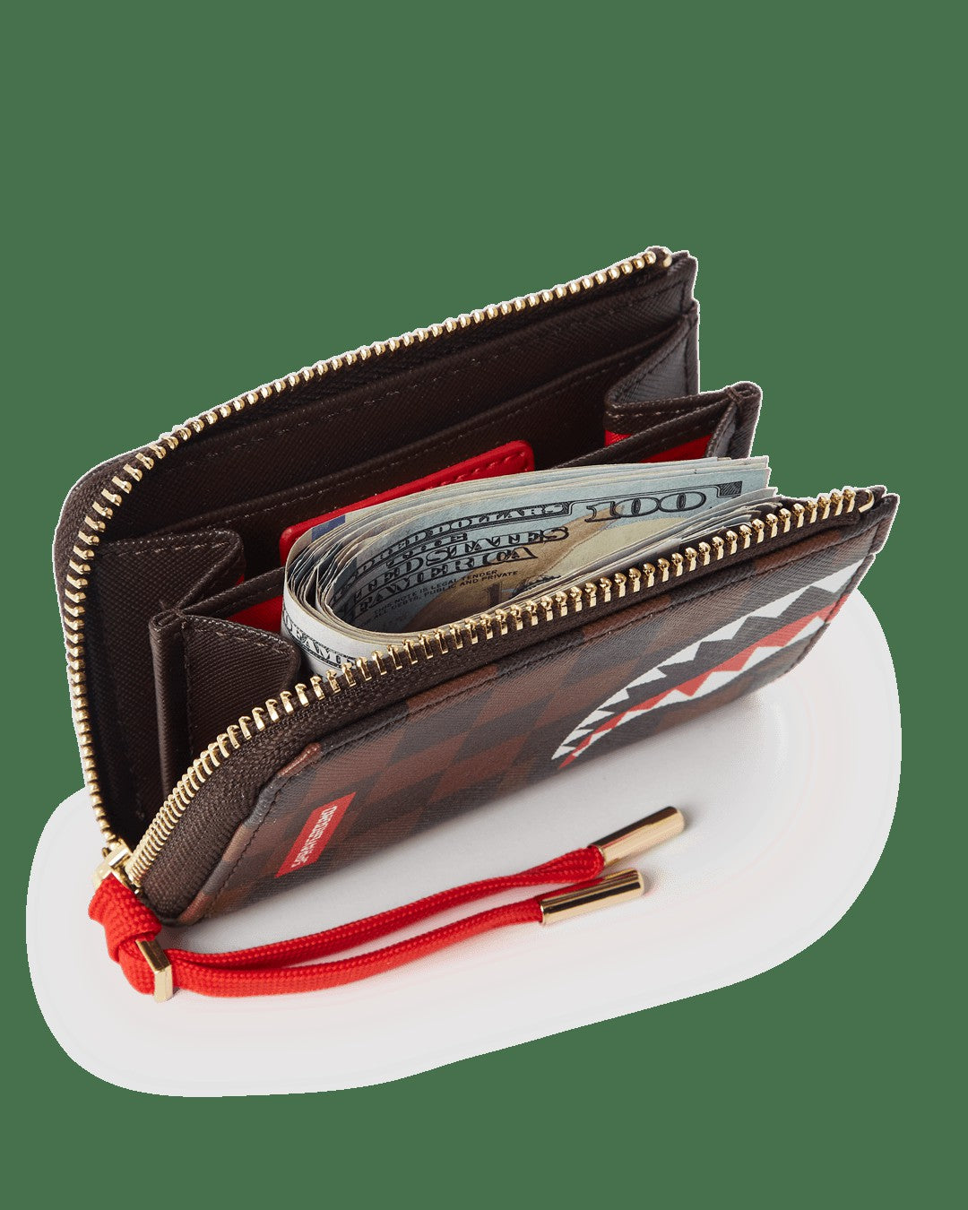 CHECKS IN CAMOFLAUGE WALLET | Sprayground Discount
