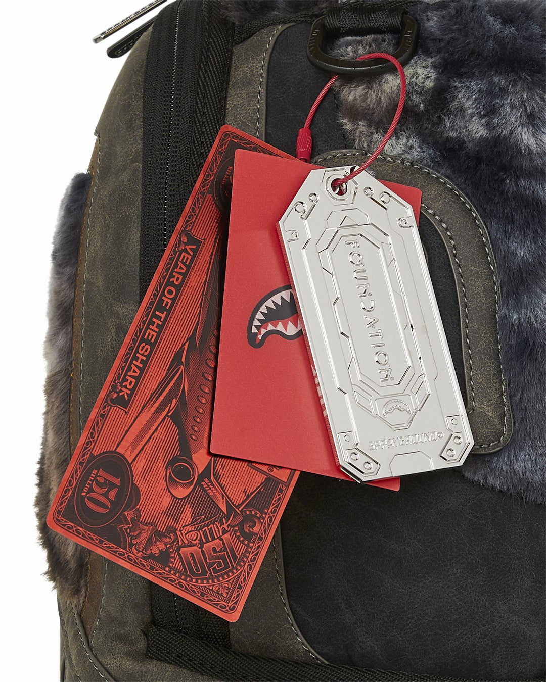 FOUNDATION DAYS FUR COAT SHARK BACKPACK | Sprayground Near Me