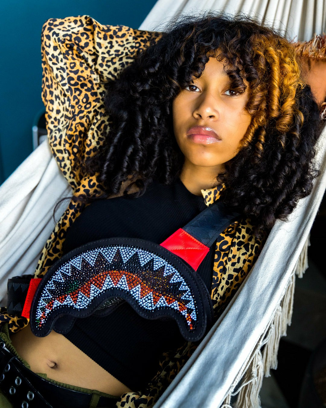 TRINITY CAMO SHARKMOUTH CROSSBODY | Sprayground Clearance