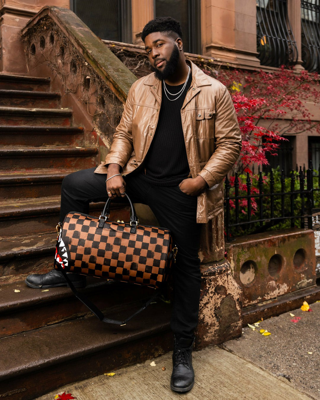 SHARKS IN PARIS VANQUISH DUFFLE | Sprayground for sale