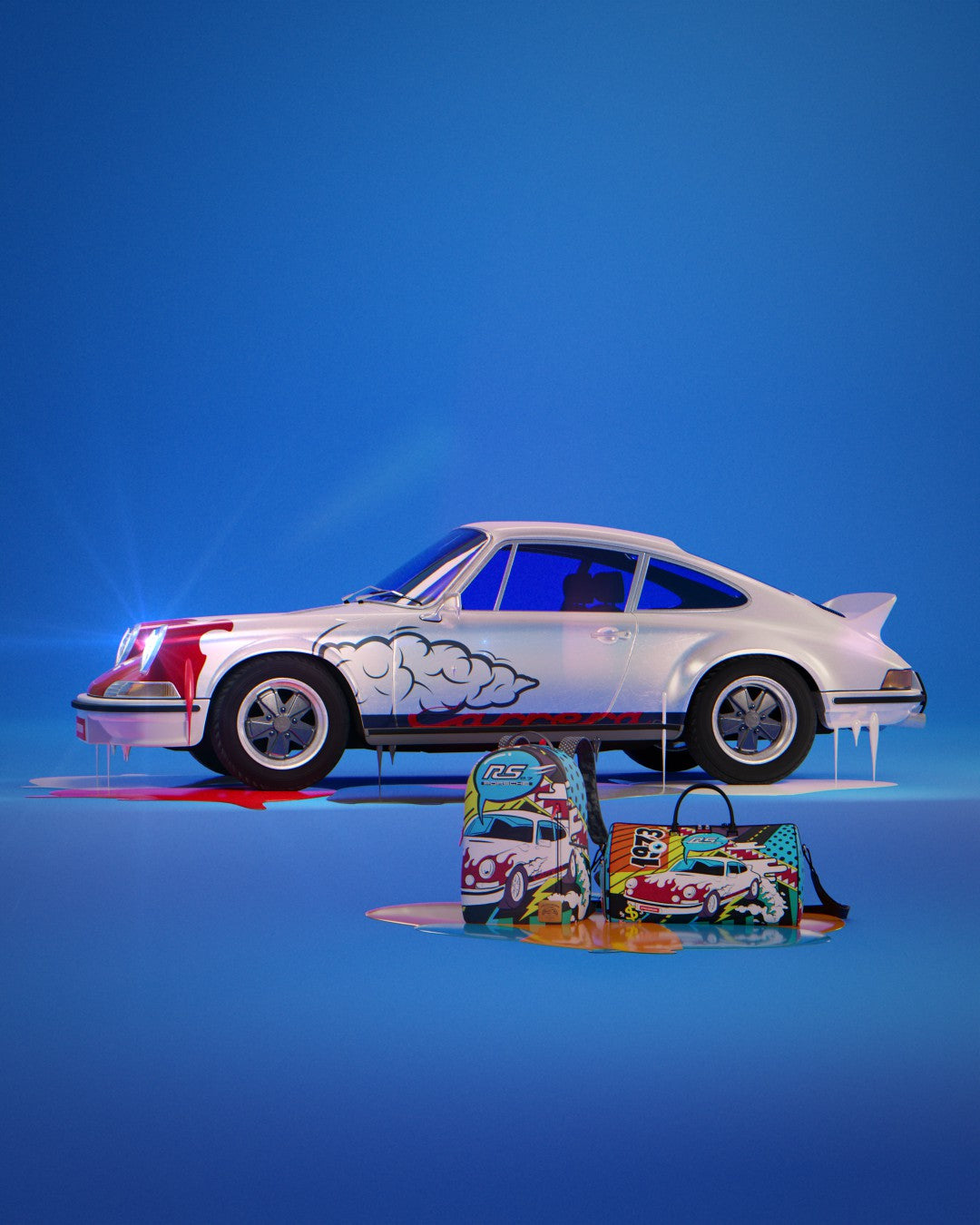 PORSCHE 1972 COLLAB DUFFLE (ONLY 1,911 UNITS MADE) | Sprayground US
