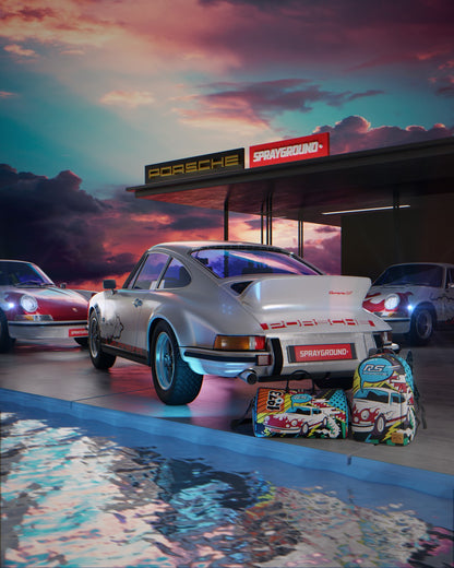 PORSCHE 1972 COLLAB DUFFLE (ONLY 1,911 UNITS MADE) | Sprayground US