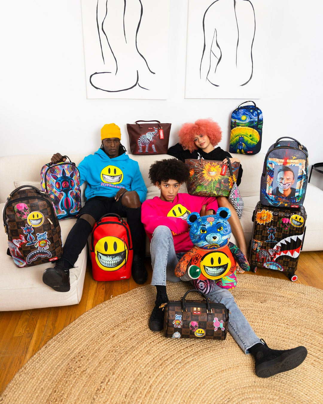 GLOBAL MOGUL POPAGANDA RON ENGLISH EDITION MINI DUFFLE | Sprayground Discount