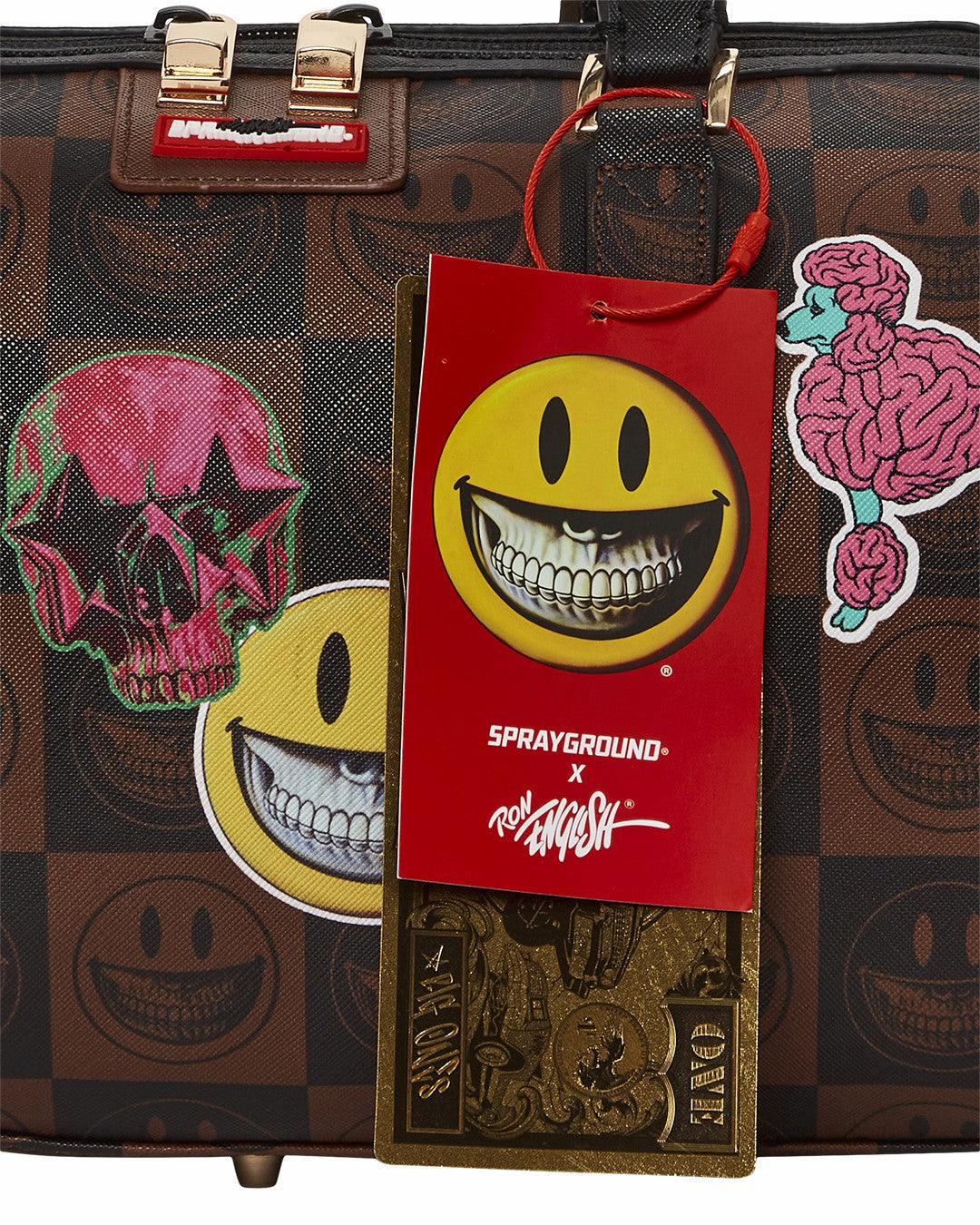 GLOBAL MOGUL POPAGANDA RON ENGLISH EDITION MINI DUFFLE | Sprayground Discount