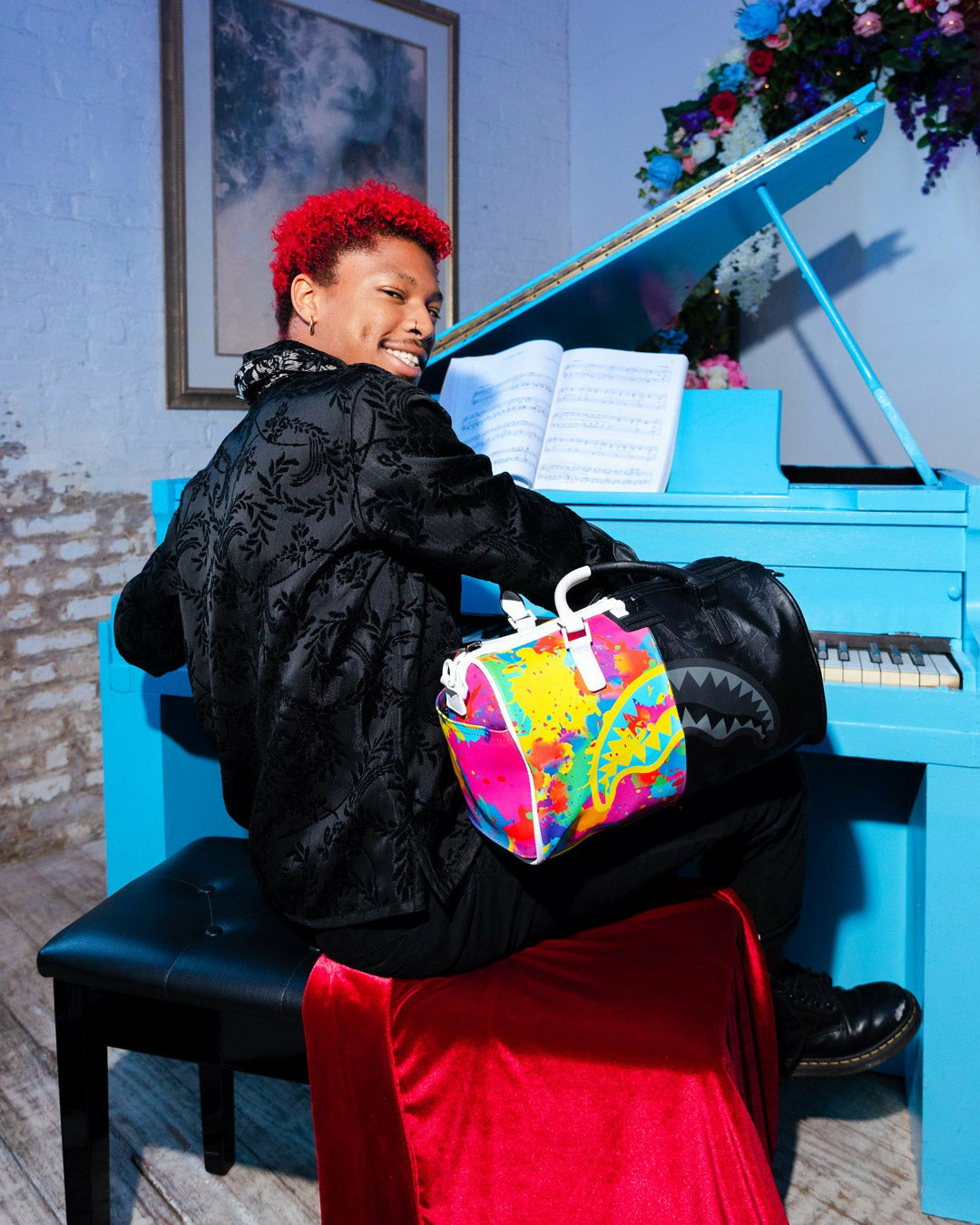 EUPHORIC DARKNESS MINI DUFFLE | Sprayground for sale