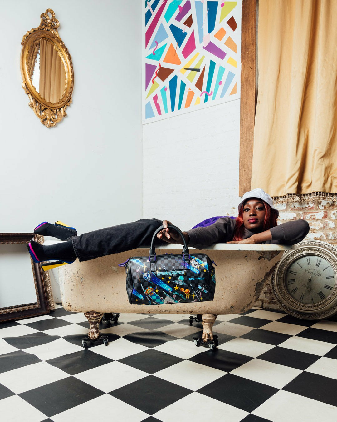 WTF ALIEN INVASION MINI DUFFLE | Sprayground Near Me