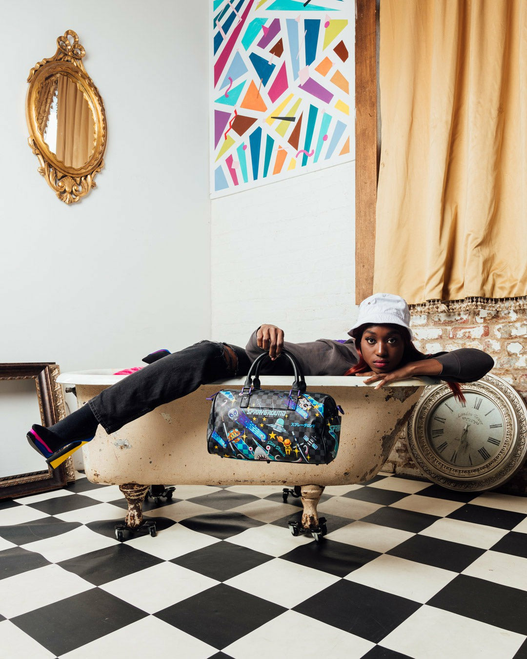 WTF ALIEN INVASION MINI DUFFLE | Sprayground Near Me