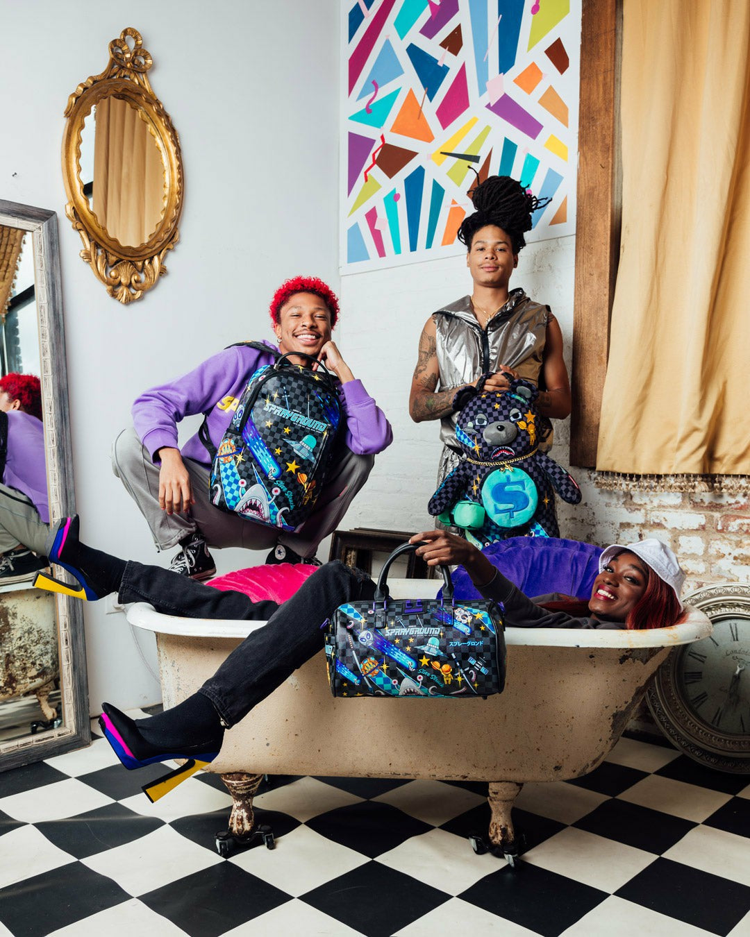 WTF ALIEN INVASION MINI DUFFLE | Sprayground Near Me