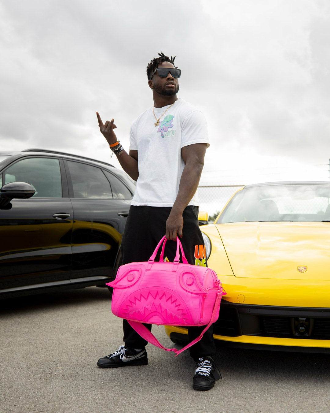 SAKURA SHOCK WAVE DUFFLE | Sprayground Clearance