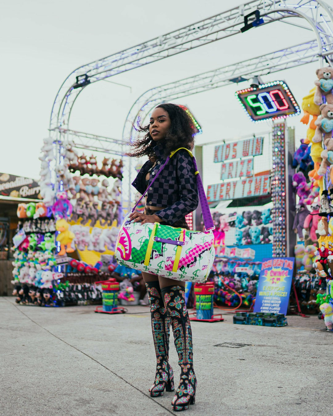 DREAMY TECHNICOLOR DUFFLE | Sprayground Near Me