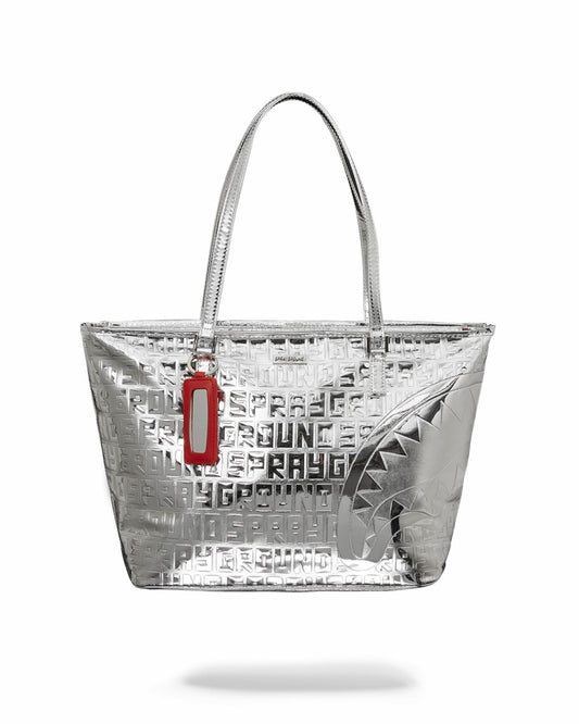 FUTURE TITAN (METALLIC) TOTE | Sprayground Clearance