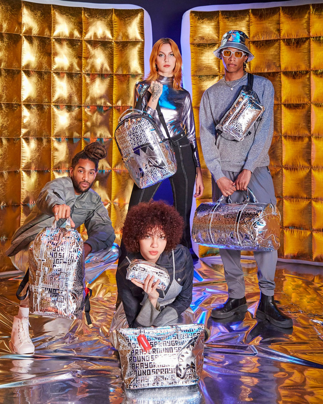 FUTURE TITAN (METALLIC) TOTE | Sprayground Clearance