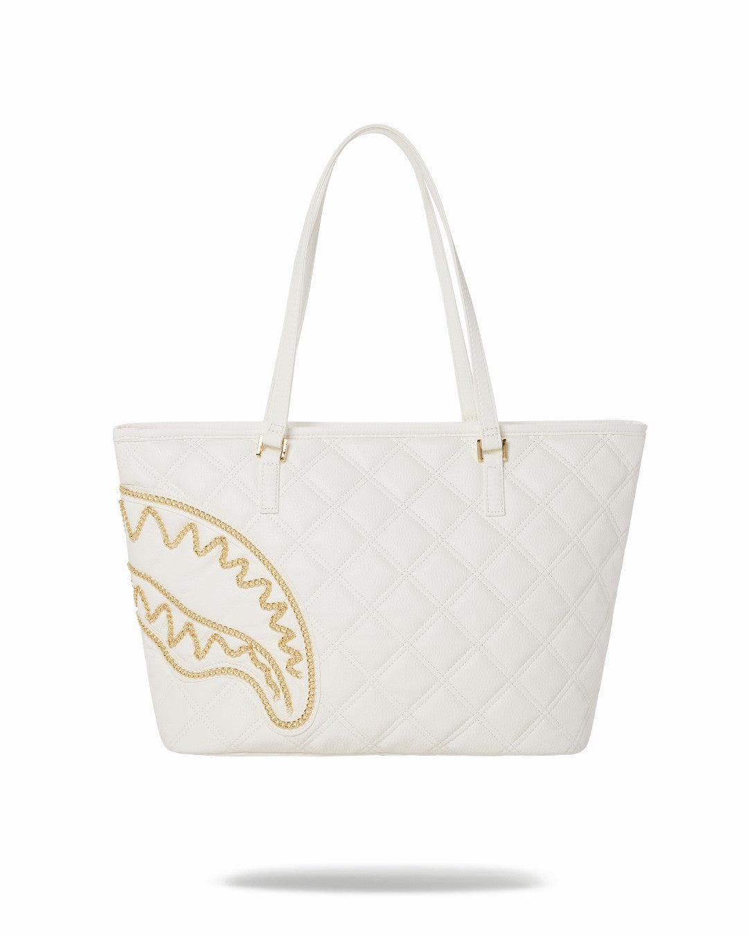 RIVIERA LE BLANC GOLD CHAIN SHARK TOTE | Sprayground Near Me