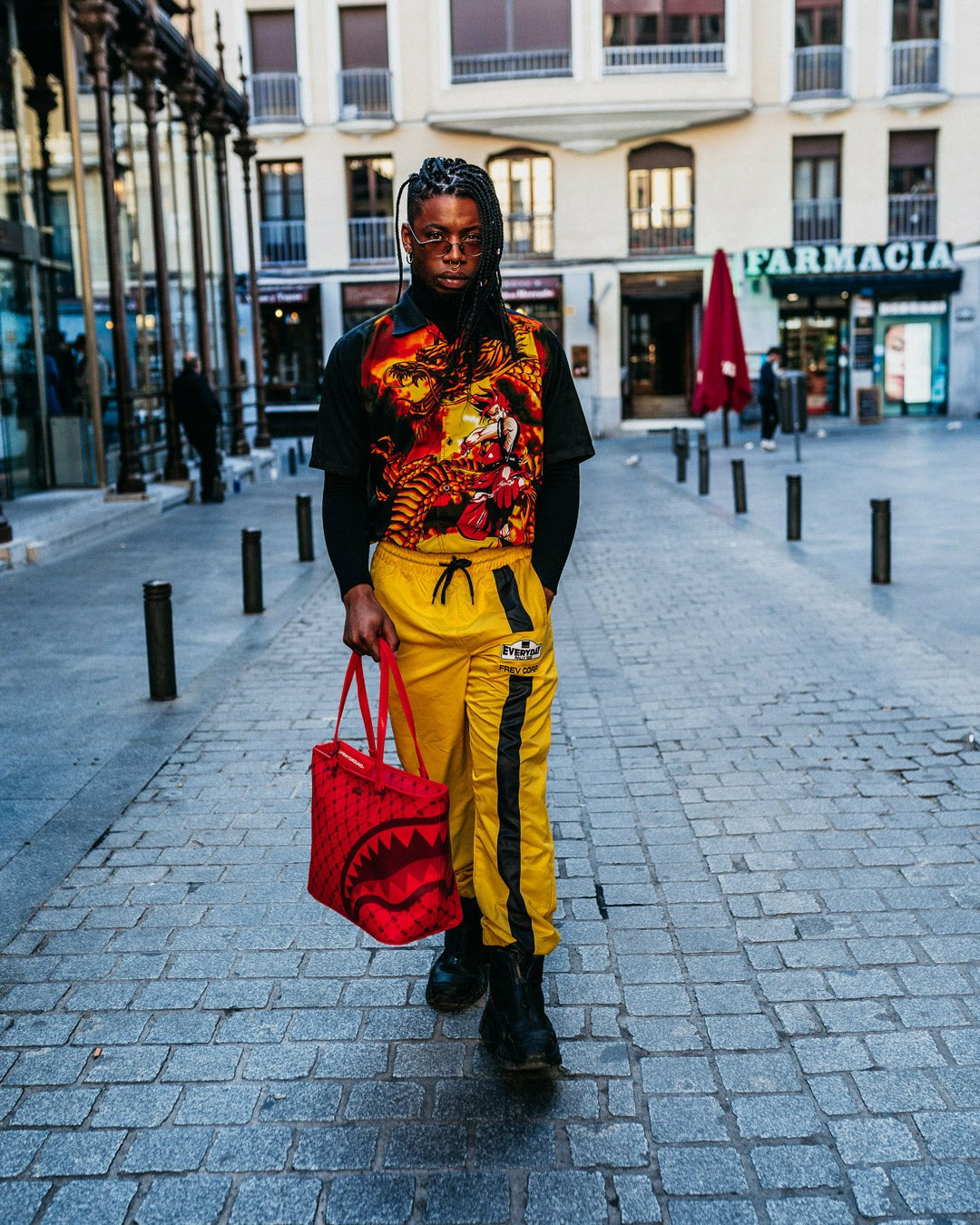 MONEY PATTERN BRICK TOTE | Sprayground sale