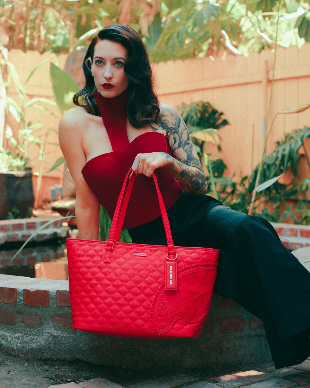 RED RIVIERA TOTE | Sprayground Near Me