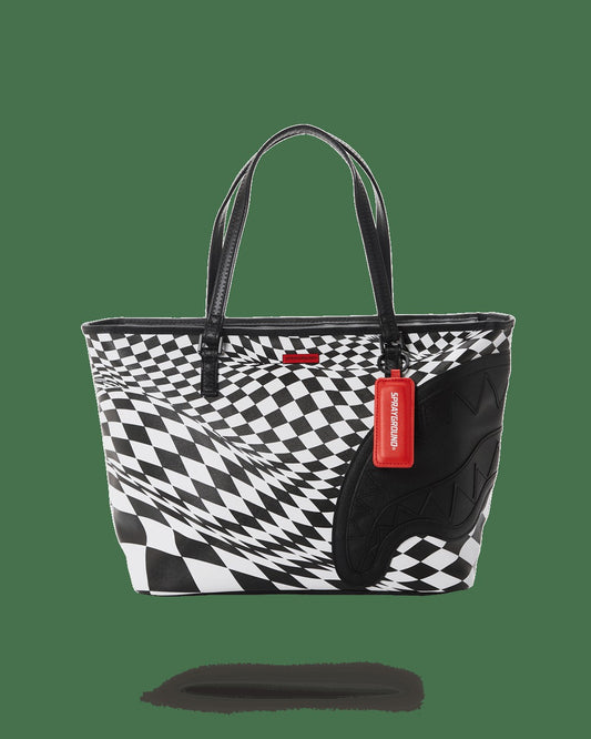 TRIPPY CHECK TOTE | Sprayground Near Me