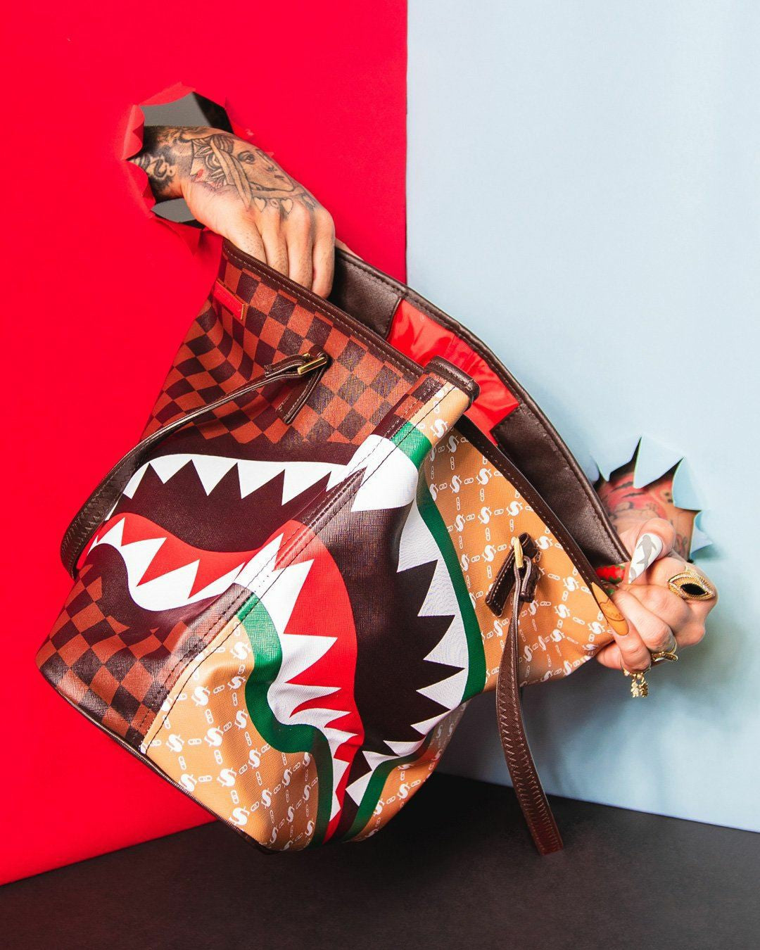 PARIS VS FLORENCE TOTE | Sprayground for sale