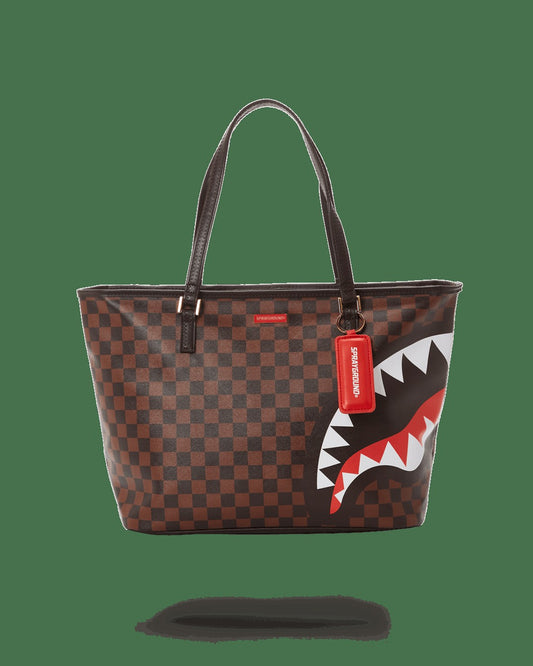 CHECKS IN CAMOFLAUGE TOTE | Sprayground Clearance