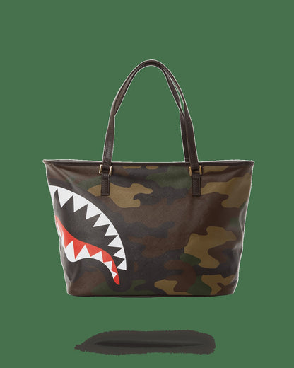 CHECKS IN CAMOFLAUGE TOTE | Sprayground Clearance