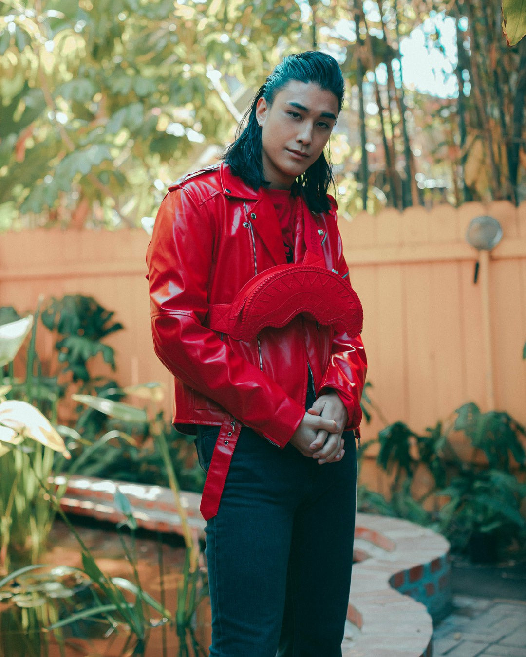 RED RIVIERA SHARKMOUTH CROSSBODY | Sprayground Discount