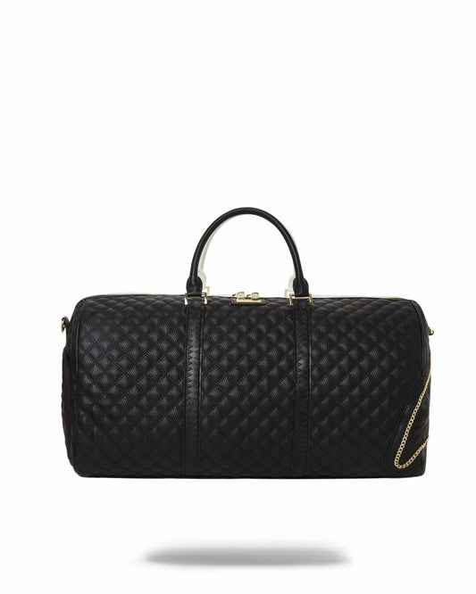 LEVELED UP SPLIT QUILT SHARK DUFFLE | Sprayground Clearance
