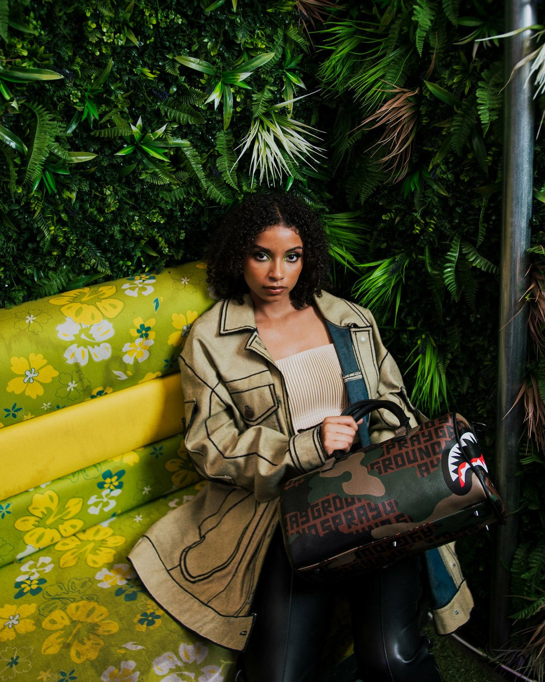 CAMO INFINITI MINI DUFFLE | Sprayground for sale