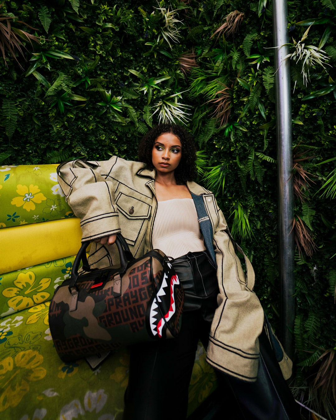 CAMO INFINITI MINI DUFFLE | Sprayground for sale