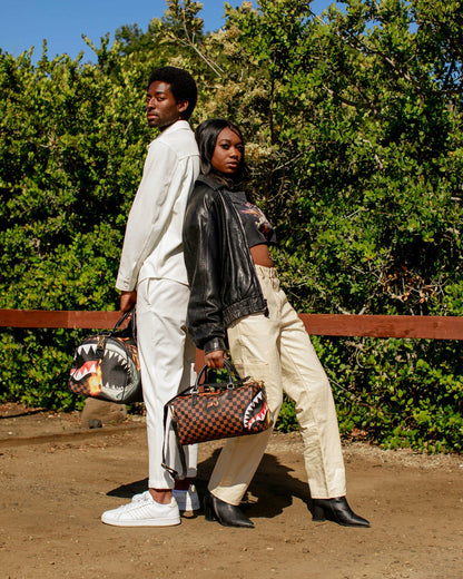 SHARKS IN PARIS UNSTOPPABLE MINI DUFFLE | Sprayground Clearance