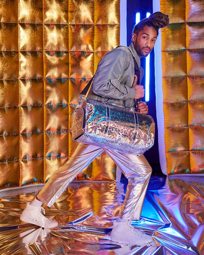 FUTURE TITAN (METALLIC) DUFFLE | Sprayground Online
