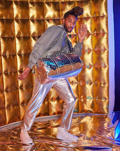 FUTURE TITAN (METALLIC) DUFFLE | Sprayground Online