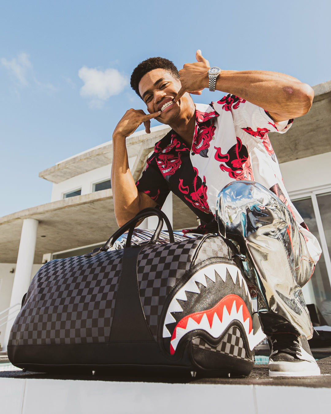 HENNY AIIR TO THE THRONE DUFFLE | Sprayground Discount