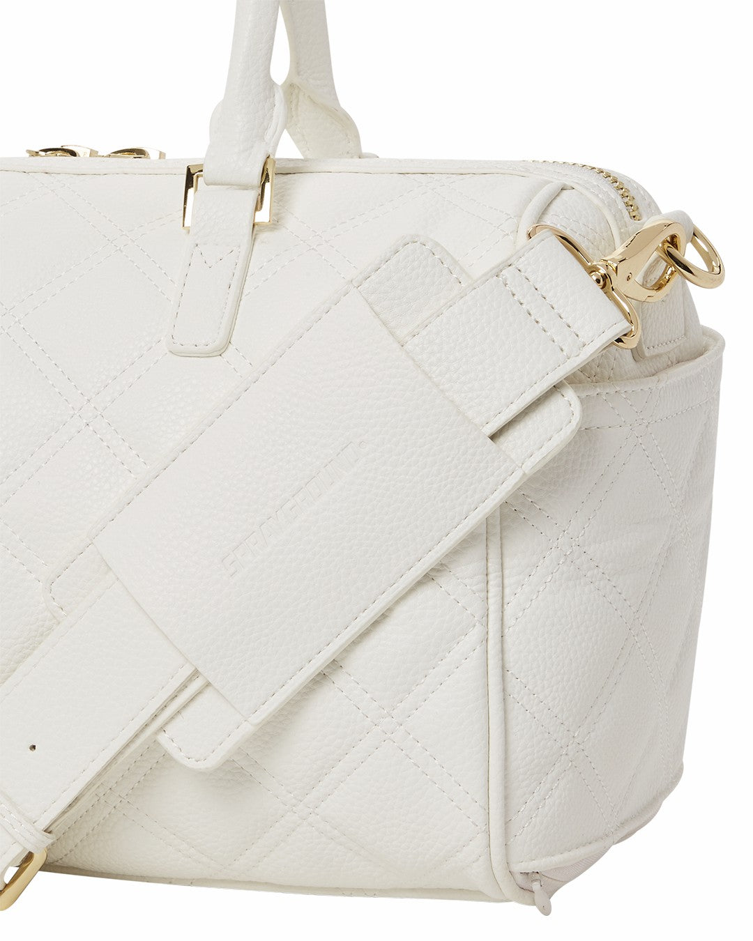 RIVIERA LE BLANC GOLD CHAIN SHARK MINI DUFFLE | Sprayground Clearance