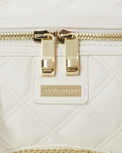 RIVIERA LE BLANC GOLD CHAIN SHARK MINI DUFFLE | Sprayground Clearance