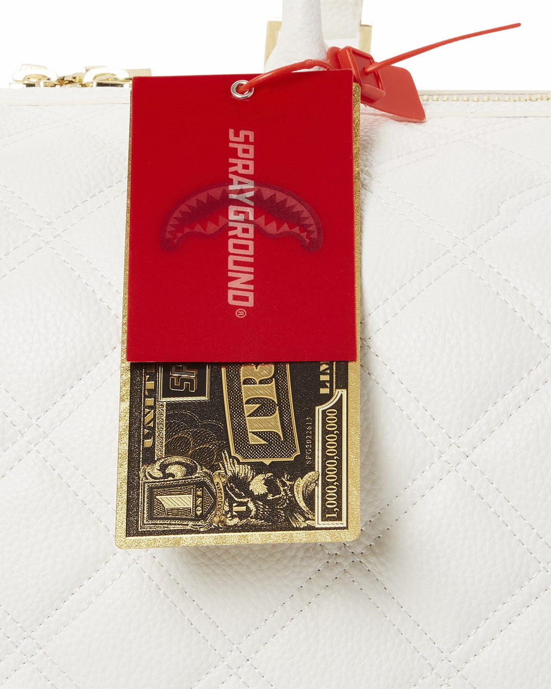 RIVIERA LE BLANC GOLD CHAIN SHARK MINI DUFFLE | Sprayground Clearance