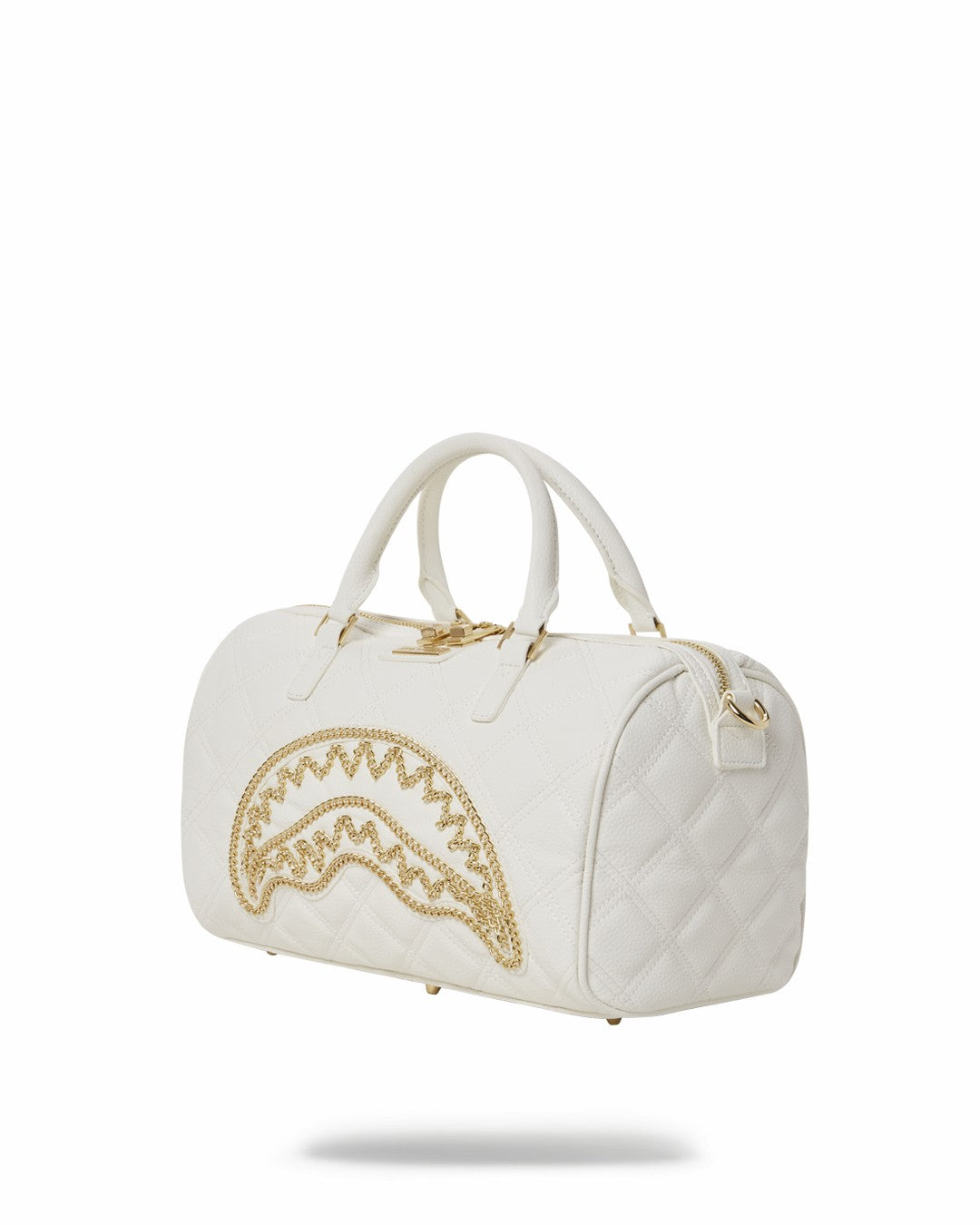 RIVIERA LE BLANC GOLD CHAIN SHARK MINI DUFFLE | Sprayground Clearance