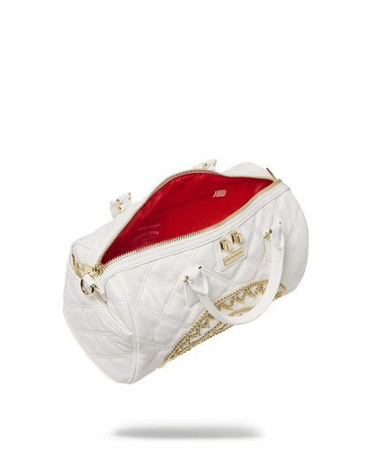 RIVIERA LE BLANC GOLD CHAIN SHARK MINI DUFFLE | Sprayground Clearance