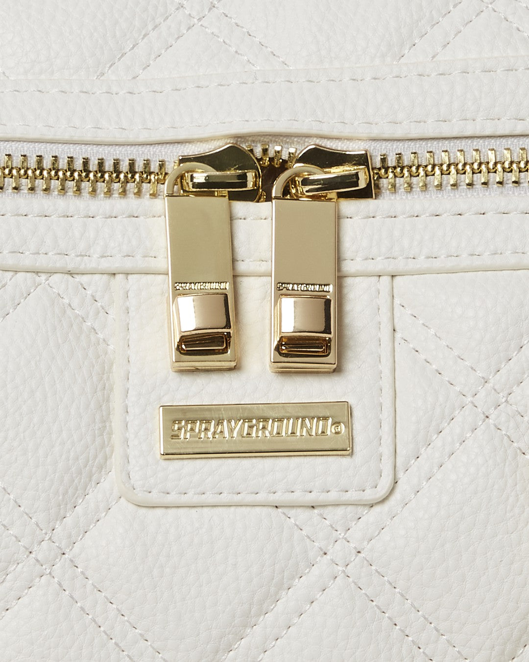 RIVIERA LE BLANC GOLD CHAIN SHARK DUFFLE | Sprayground Online