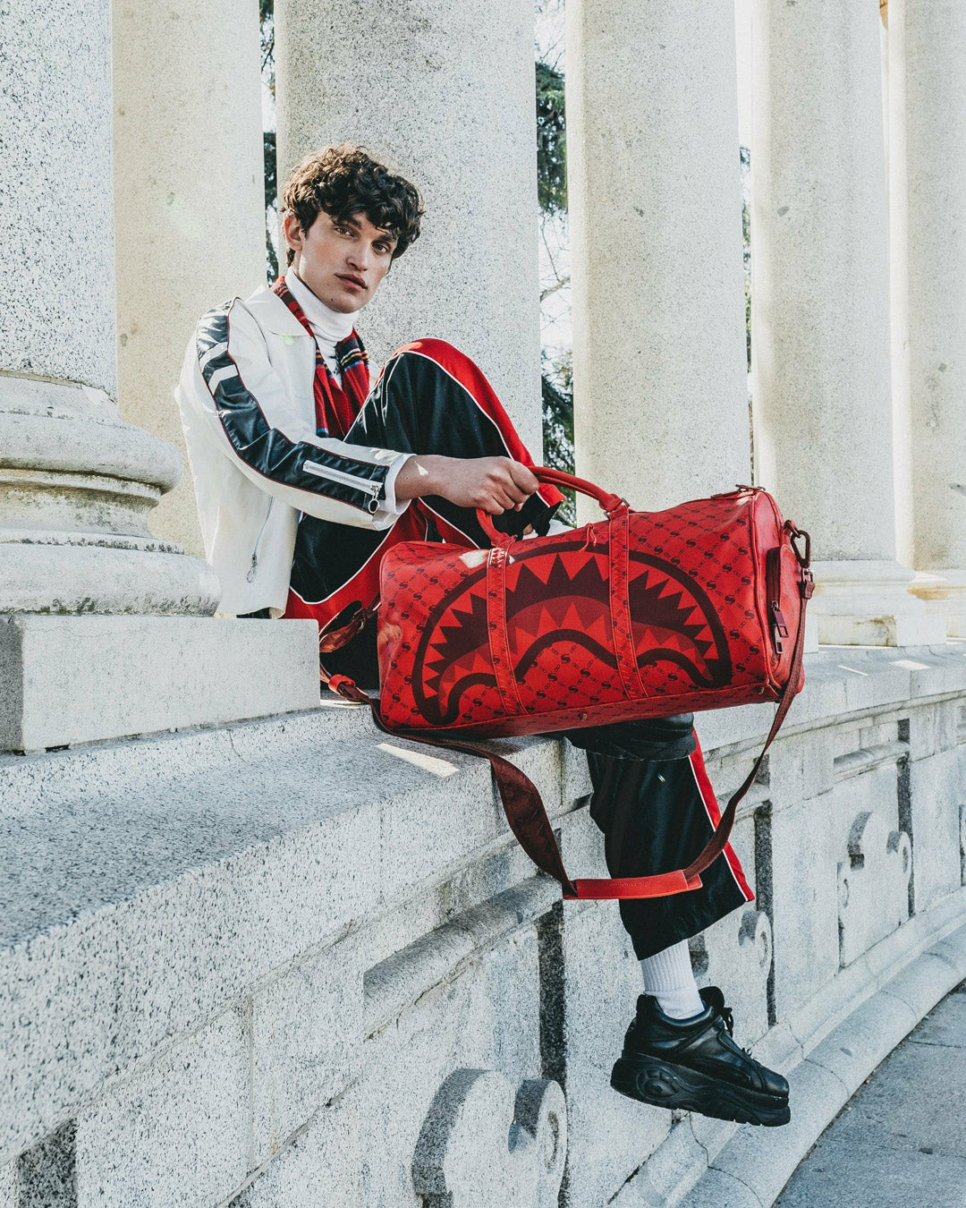 MONEY PATTERN BRICK DUFFLE | Sprayground Near Me