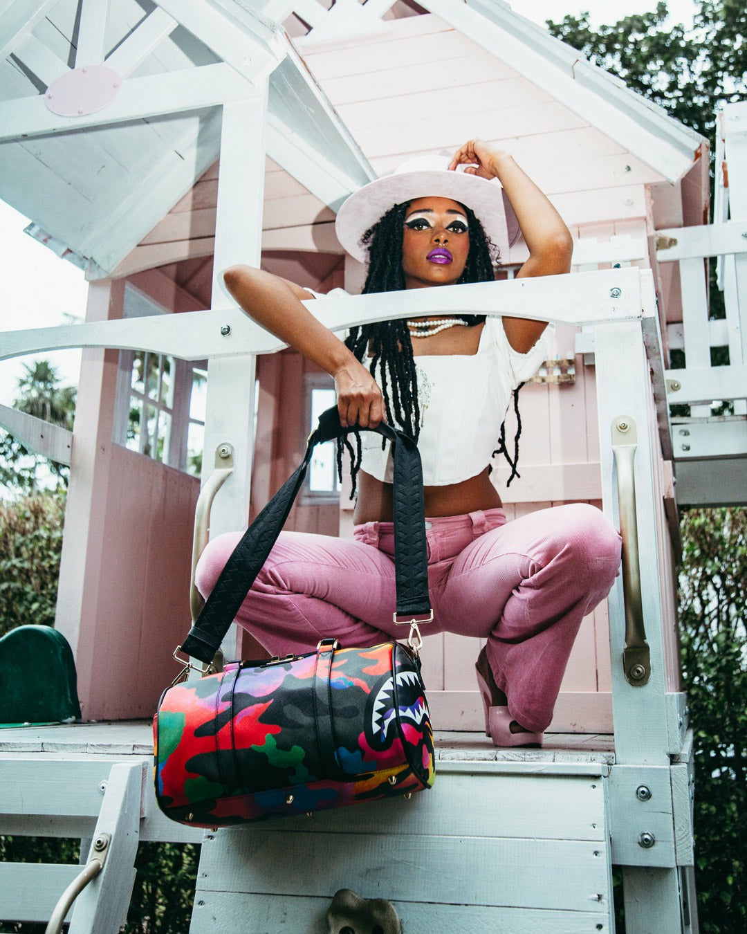CAMOBURST MINI DUFFLE | Sprayground for sale