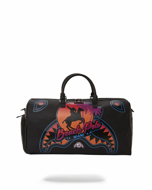 MIAMI BEACH POLO COLLAB DUFFLE (BLACK) | Sprayground Online